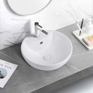 Раковина ABBER Bequem 46см белый AC2101